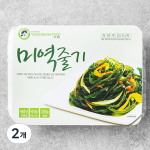 미역줄기, 300g, 2개