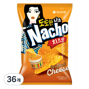 오리온 도도한 나초 치즈맛, 92g, 36개