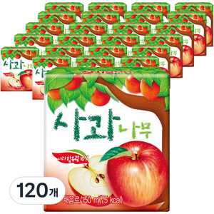 서울우유 사과나무, 150ml, 120개