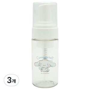 산리오 캐릭터즈 거품용기 100ml, 3개, 시나모롤