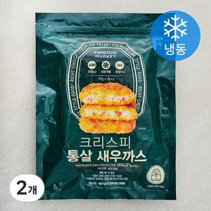 크리스피 통살 새우까스 (냉동), 400g, 2개