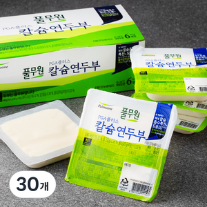 풀무원 PGA 플러스 칼슘 연두부, 80g, 30개