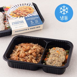 마시뜨랑 치킨데리야끼밥 & 깻잎동그랑땡 (냉동), 250g, 1개