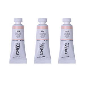 신한에쎈스 아크릴 컬러 물감 Tube A 시리즈 페일 피치 3p, 1색, 50ml