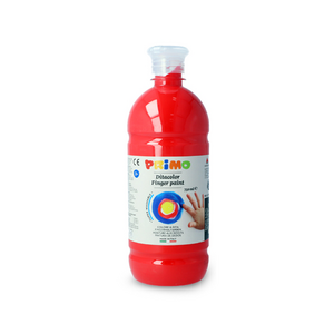 PRiMO 핑거페인트 물감 빨강, 750ml, 1색