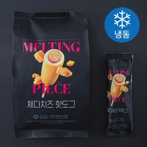 멜팅피스 체다치즈 핫도그 6개입 (냉동), 360g, 1개