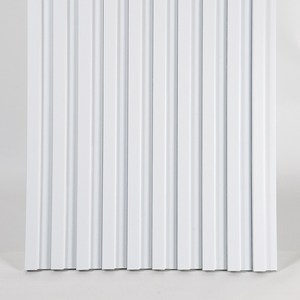 데코리아 습기에강한 PS 대형사각 템바보드 120 x 40cm, 화이트 TRA-401, 1개