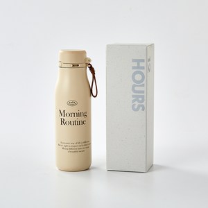 모던하우스 12HOURS 원터치 보온보냉 텀블러, 오트밀베이지, 480ml, 1개