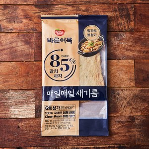 바른어묵 85% 갈치사각 어묵, 180g, 1개