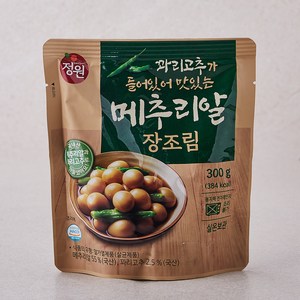 정원식품 꽈리고추가 들어있어 맛있는 메추리알 장조림, 300g, 1개