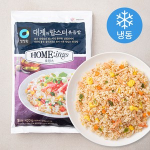 청정원 호밍스 대게와 랍스터 볶음밥 2인분 (냉동), 420g, 1개