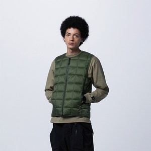 타이온 CREW NECK W-ZIP DOWN VEST
