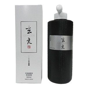 일본제묵 작품용 먹물, 500ml, 1개