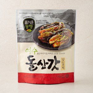 즐거운동행 여수 돌산갓김치, 1kg, 1개