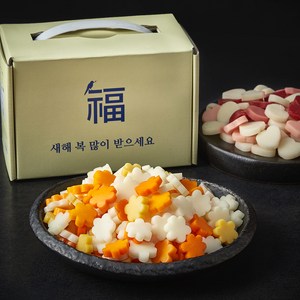 떡찌니 행운가득 떡국떡 선물세트 1호 600g, 1세트