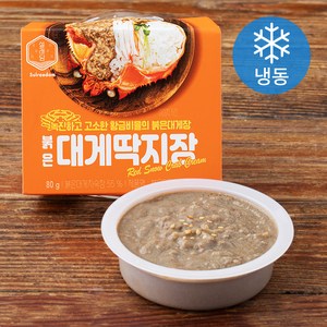 설래담 붉은 대게딱지장G (냉동), 80g, 1개