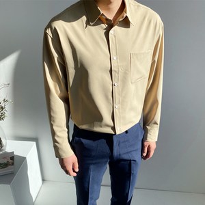 머시따 남성용 링클프리 베이직 카라 셔츠