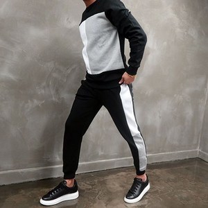 콘피아르 남성용 배색 트레이닝 상하의 세트 TCSU14