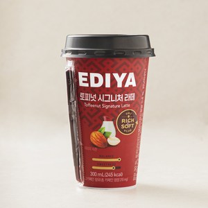 이디야 토피넛 시그니처 라떼, 1개, 300ml