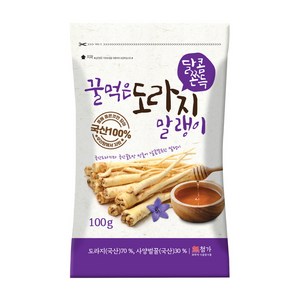 꿀먹은 도라지 말랭이, 100g, 1개