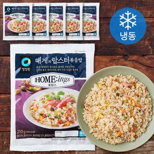 청정원 호밍스 대게와 랍스터 볶음밥 (냉동), 210g, 6개