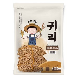 농부곡간 캐나다산 귀리, 4kg, 1개