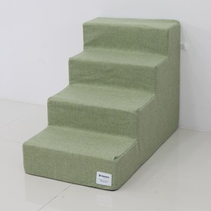 레드퍼피 반려동물 쿼트롤리 펫스텝 커버 4단, 애플그린