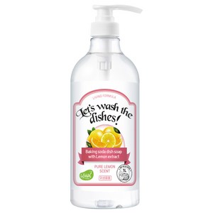 생활공식 베이킹소다 주방세제 퓨어레몬향, 1000ml, 1개