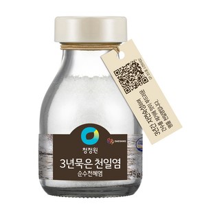 대상 청정원 3년묵은 천일염, 75g, 1개