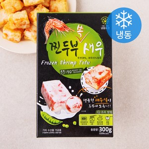 찐두부 쏙 새우 (냉동), 300g, 1개