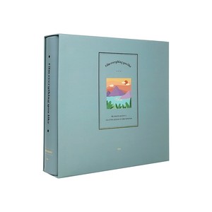 아이비스 4x6 양장 포켓 앨범, 블루, 50매