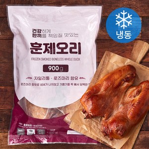 건강한끼 중국산 훈제 오리 (냉동), 900g, 1개