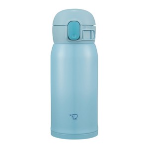 조지루시 심리스 원터치 텀블러 SM-WR36E, 라이트 블루, 360ml