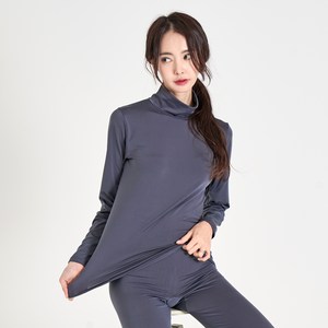 에이원 여성용 기모 목폴라 내의 상의 99005