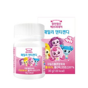 장인정신에브리데이 유아용 자이리톨 캐치티니핑 덴티캔디 30g, 1개, 딸기맛