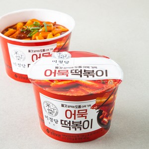 CJ제일제당 즐거운동행 미정당 어묵 떡볶이 용기형, 346g, 1개