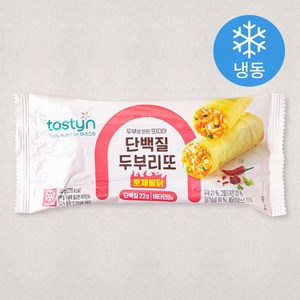 테이스틴 단백질 두부리또 로제불닭 (냉동), 130g, 1개