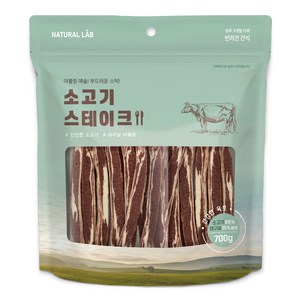 내츄럴랩 강아지 건강한육포 스테이크, 소, 700g, 1개