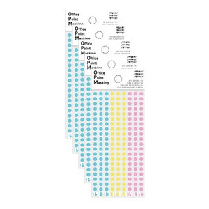쁘띠팬시 마스킹 라벨 스티커 S306A, 5개