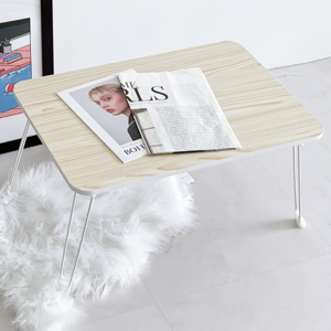 오브민 내추럴 다용도 접이식 LPM 좌식 테이블 800, 우드