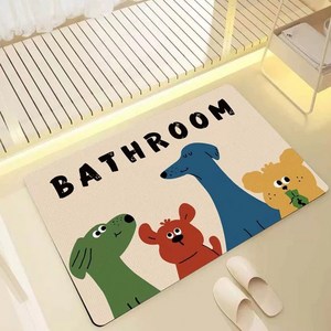 무식이네 퍼니댕냥 빨아쓰는 규조토 발매트, B 퍼니멍