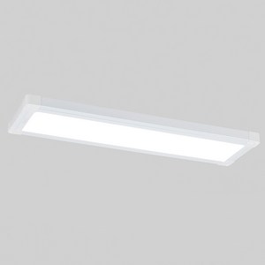 비츠온 LED 뉴심플 직하 슬림 면조명 엣지 평판 25W 플리커프리 천장등 640 x 180 mm, 화이트 + 주광색