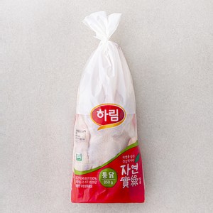 하림 무항생제 인증 자연실록 통닭 (냉장), 850g, 1개