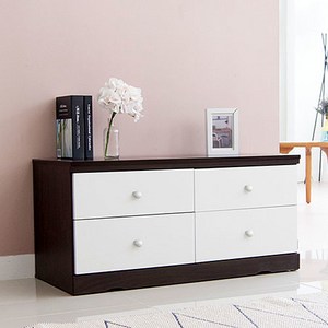 리더스가구 3자 2단 서랍장, 월낫화이트