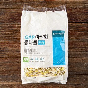 맑은물에 그리너리 GAP 인증 아삭한 콩나물, 800g, 1개