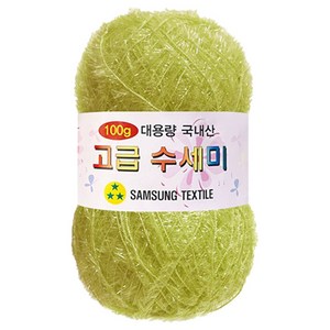 yarna 대용량 고급 수세미 100g, 159 그린버터, 1개