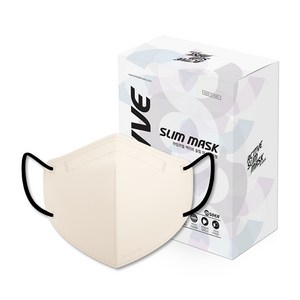 아임리얼 액티브 슬림 마스크 중형, 50개입, 1개, 베이지