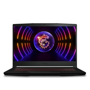 MSI 2023 씬 GF63 코어i7 인텔 12세대 지포스 RTX 4050, THIN GF63 12VE (020), Free DOS, 8GB, 1TB, 블랙