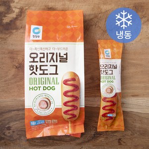 청정원 오리지널 핫도그 5개입 (냉동), 375g, 1개