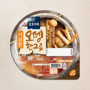 삼호어묵 CJ 시원한 오뎅 한그릇 용기, 360g, 1개